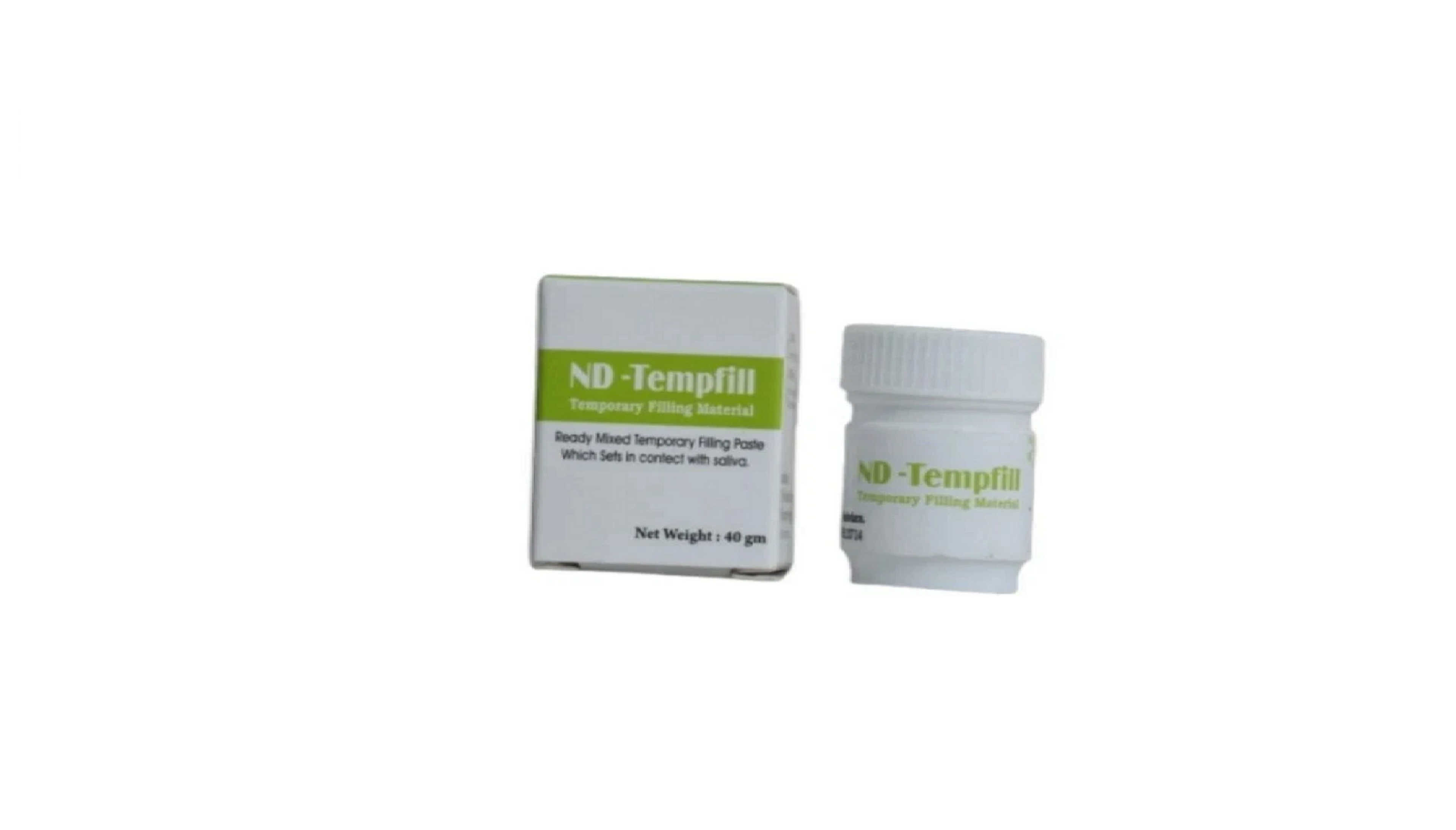 Dental ND TEMPFILL 40gm A Ready Mixed Temporary Filling Material Paste
